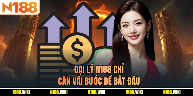 Đại lý N188 chỉ cần vài bước để bắt đầu