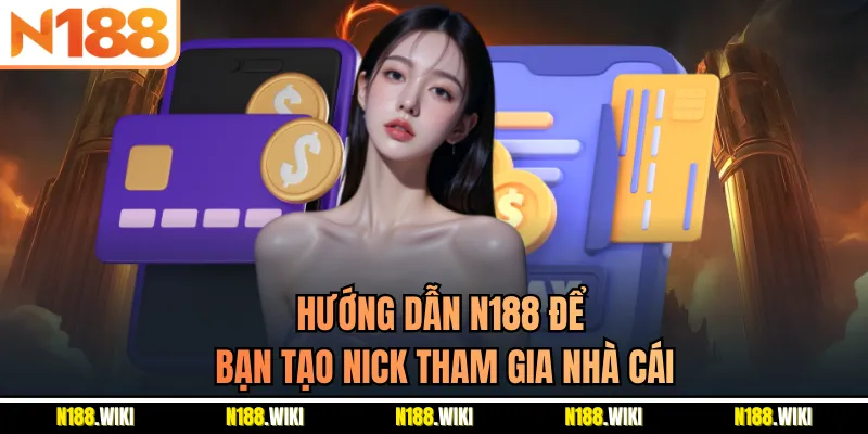 Hướng dẫn N188 để bạn tạo nick tham gia nhà cái