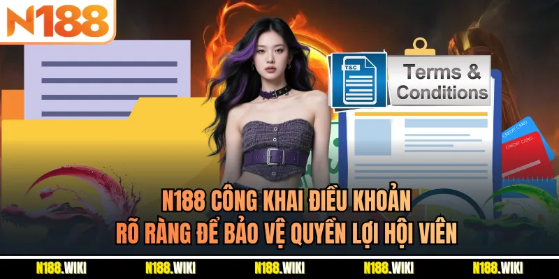 N188 công khai điều khoản rõ ràng để bảo vệ quyền lợi hội viên